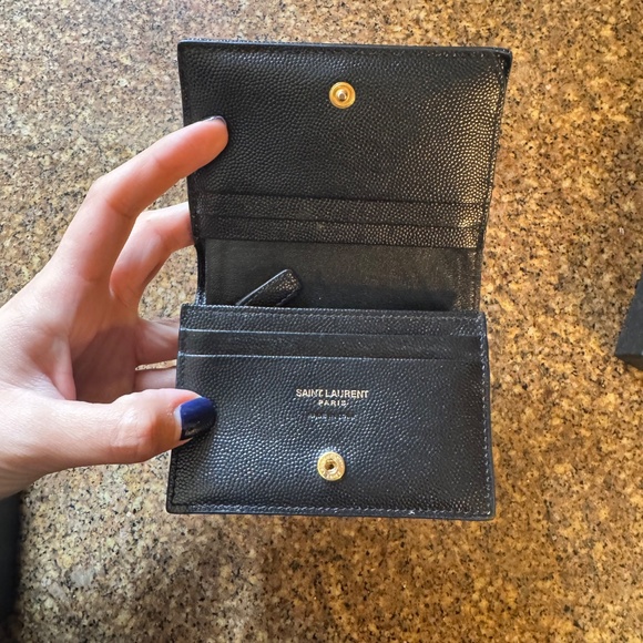 YSL Monogram Matelassé Leather Wallet - Picture 3 of 5